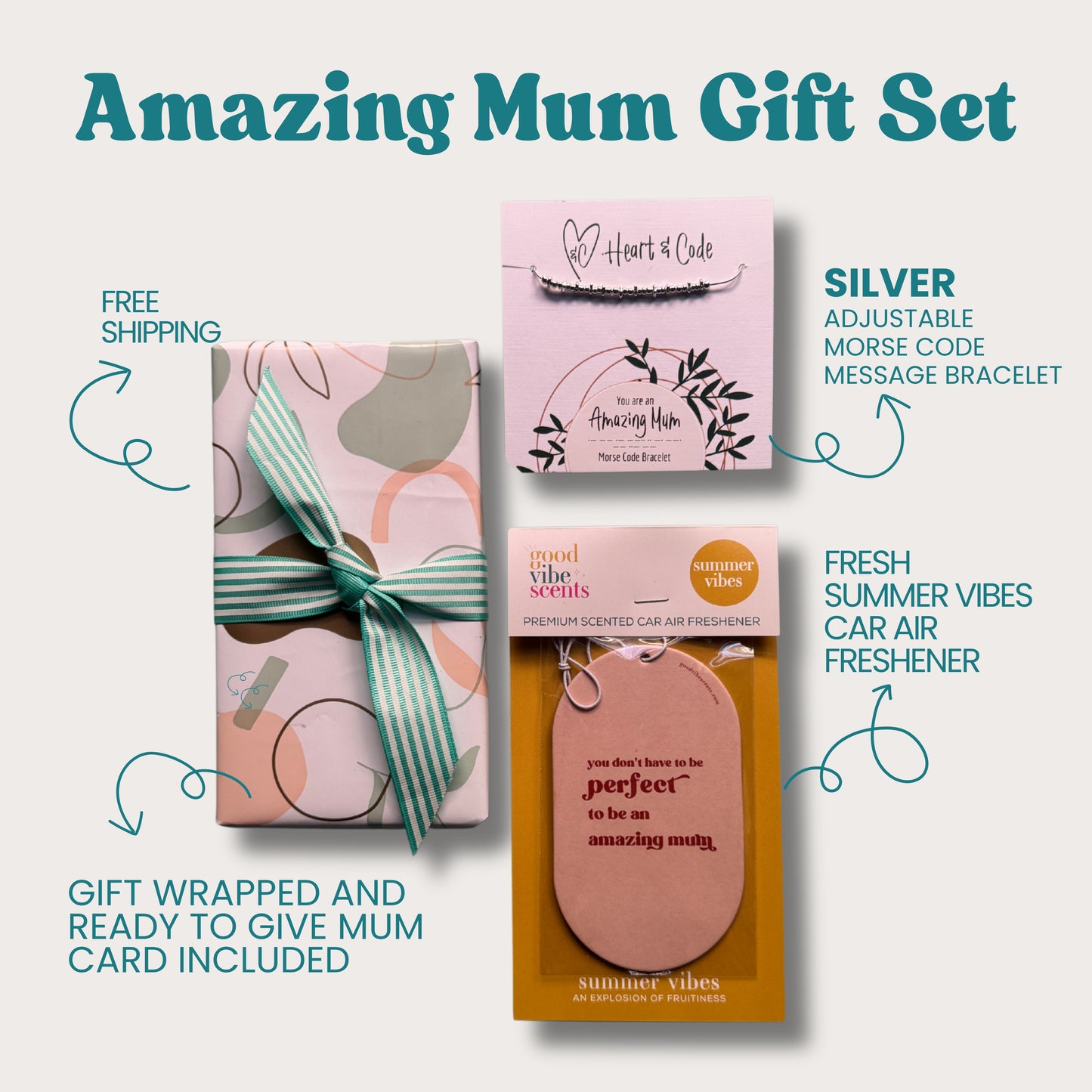 Amazing Mum Gift Set - Silver