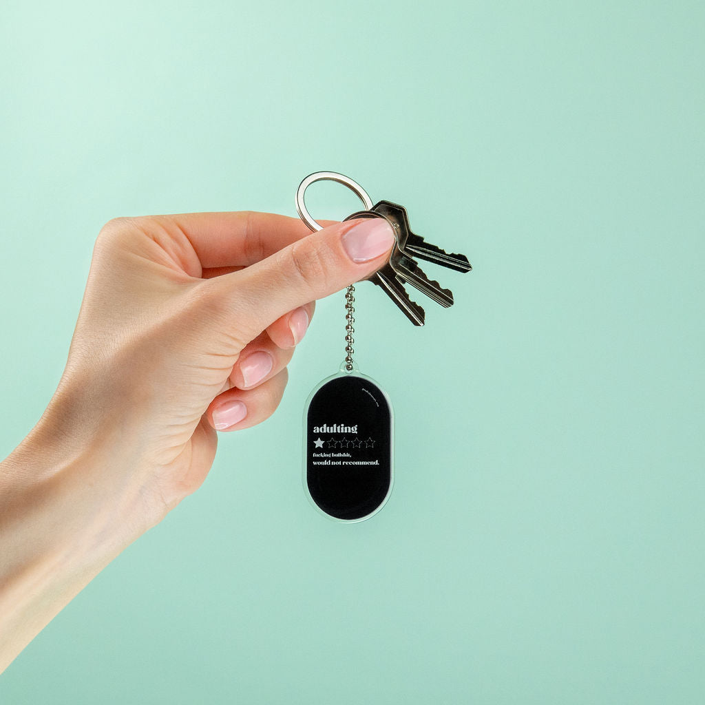Adulting Would Not Recommend -Key Ring, Bag Charm