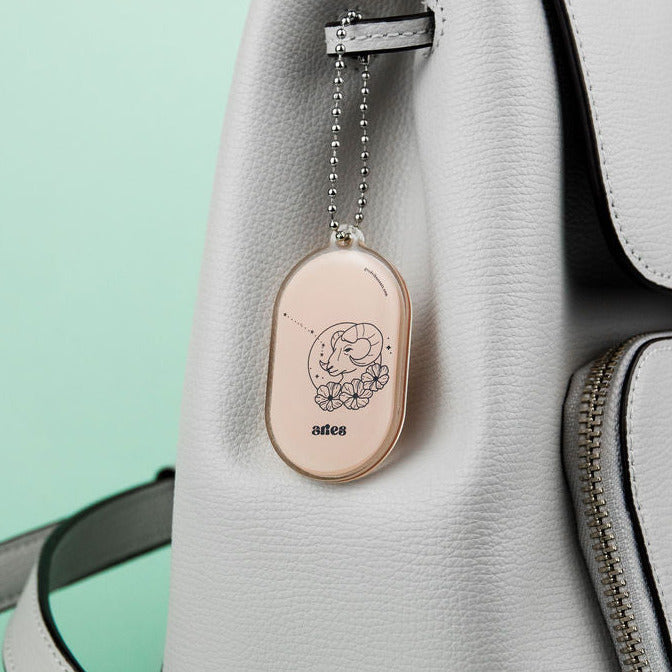Aries Horoscope, Star Sign - Key Ring, Bag Charm