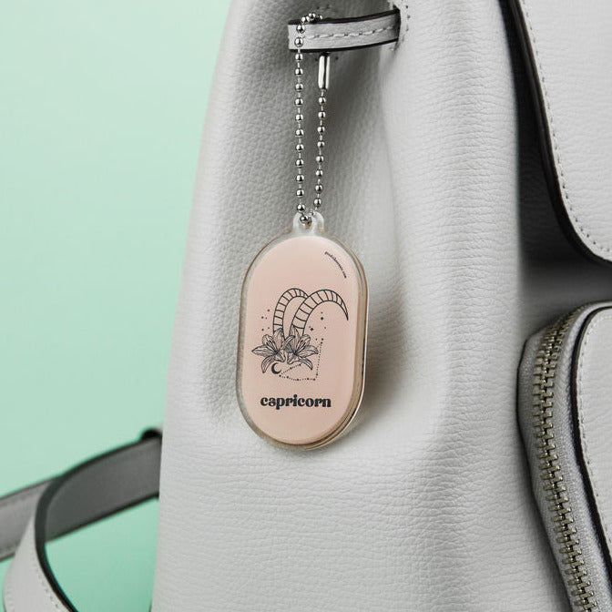 Capricorn Horoscope, Star Sign - Key Ring, Bag Charm