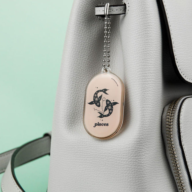 Pisces Horoscope, Star Sign -Key Ring, Bag Charm