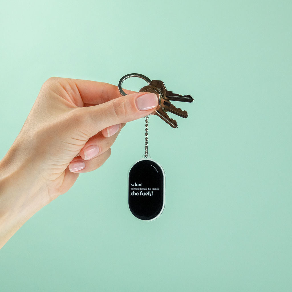 What The Fuck - Key Ring, Bag Charm