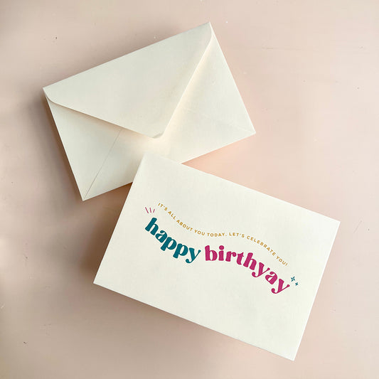 Happy Birthyay - Gifting Envelope