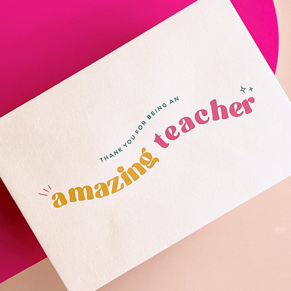 Teacher Thank You - Gifting Envelope