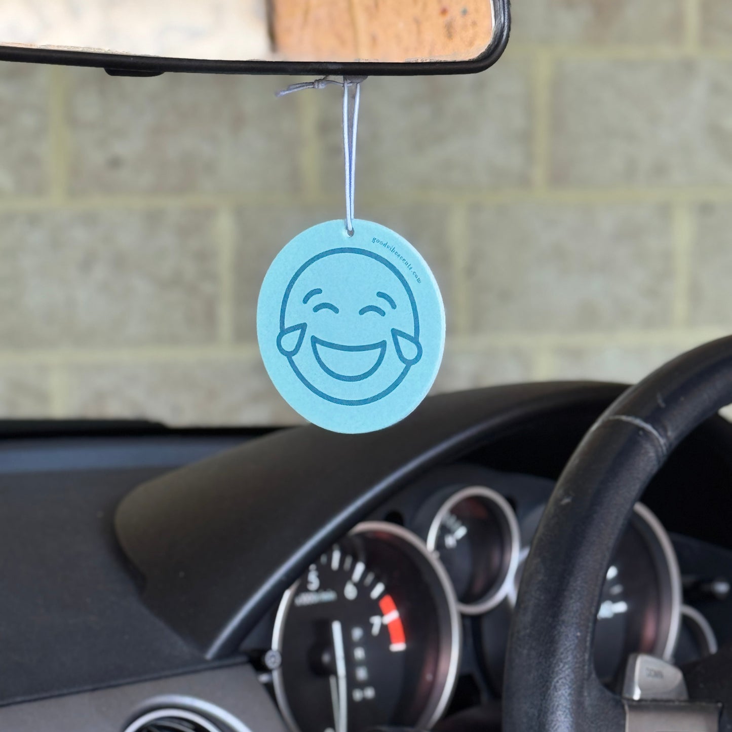 Face With Tears Of Joy Laughing Emoji - Car Air Freshener