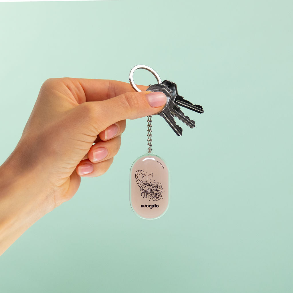 Scorpio Horoscope, Star Sign - Key Ring, Bag Charm